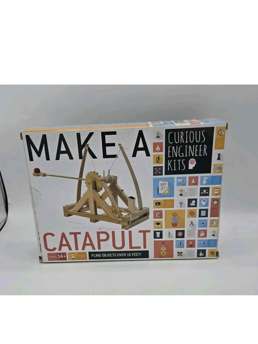 Make a Catapult STEM Kit Curious Engineer Kit NEW Designed by Leonardo da Vinci